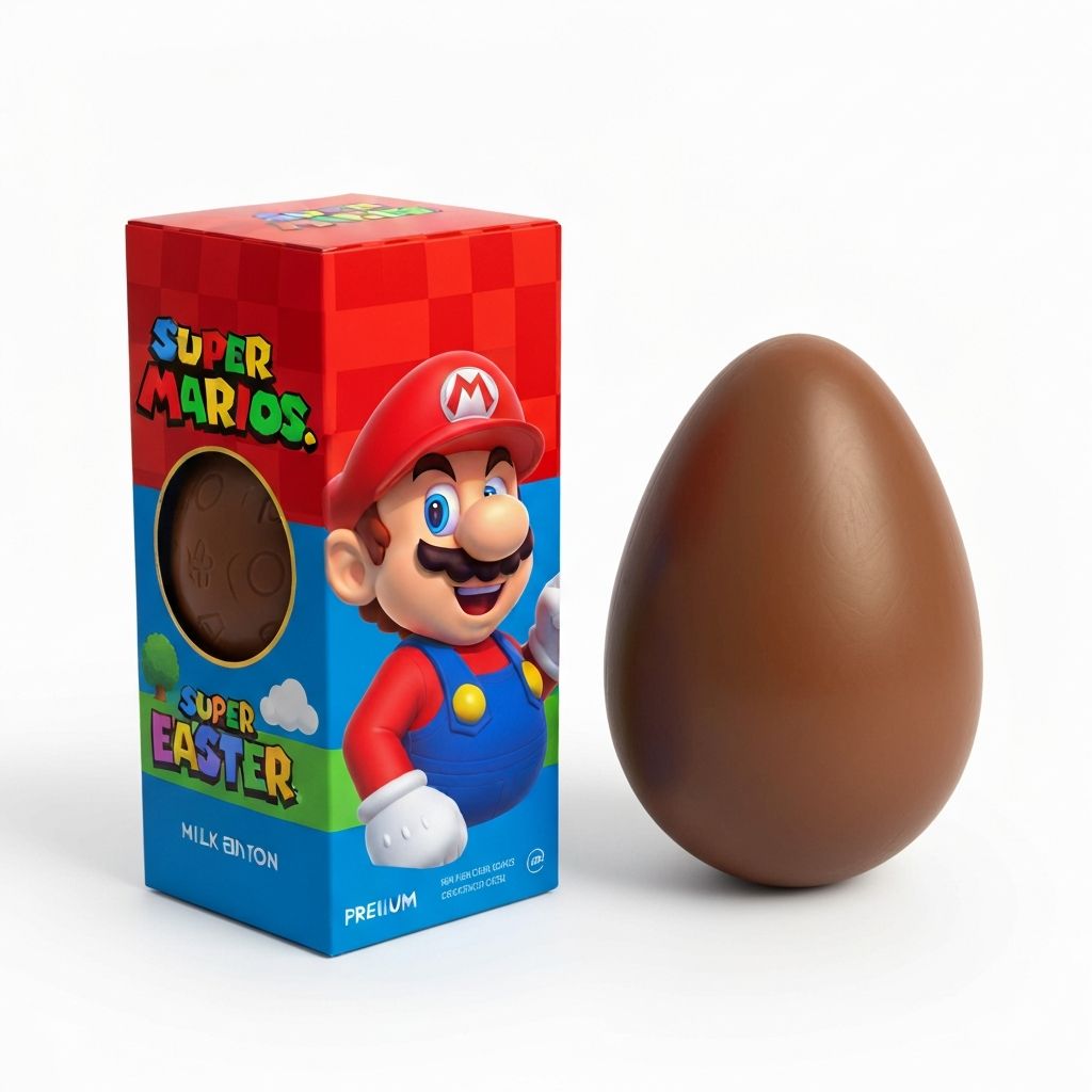 Ovo de Páscoa Mario Bros 350g